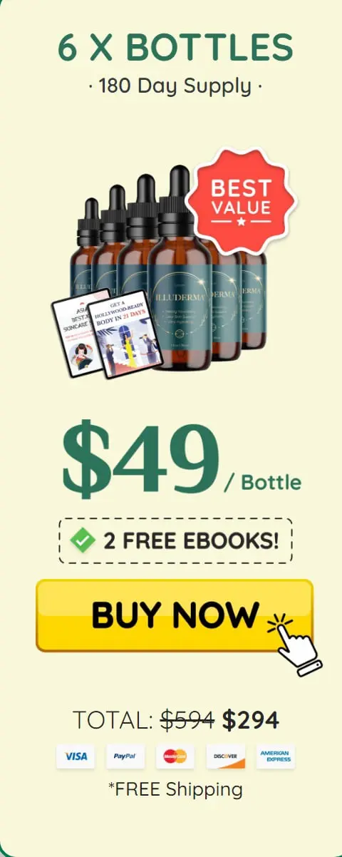 Illuderma - 6 Bottles